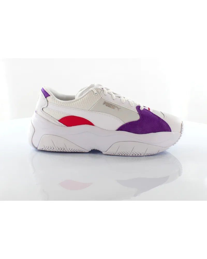 Puma Storm.y White/Purple Trainer - Frauen Weiß