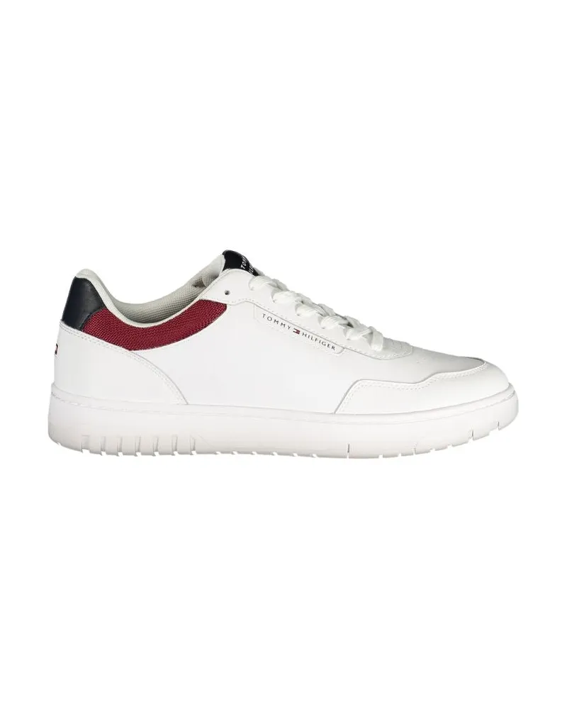 Tommy Hilfiger Bianco Polyurethan Herren Sneaker Weiß