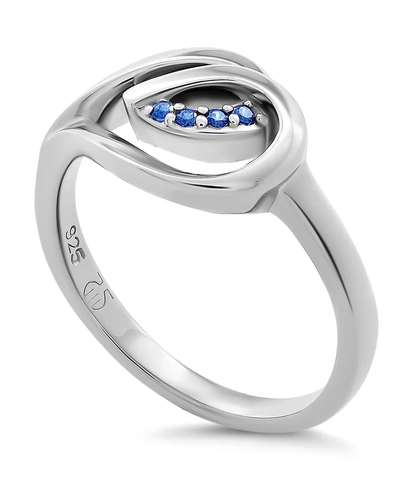 Orphelia Dazzle' Damen-Ring aus 925er Sterlingsilber – Silber ZR-7518/B Silber