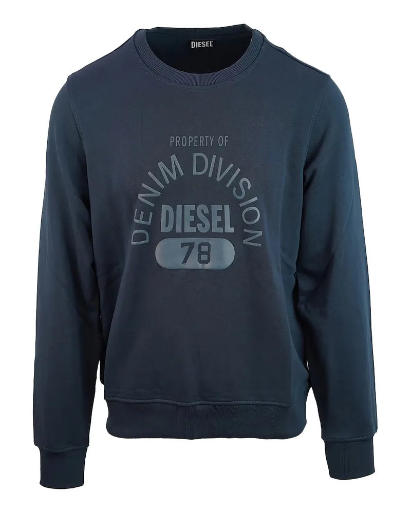 Diesel Division" Sweatshirt für Herren (Blau Blau