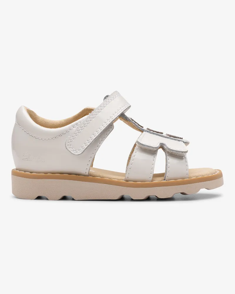 Clarks Crown Skip T. Patent-Sandalen - Weiß Weiß