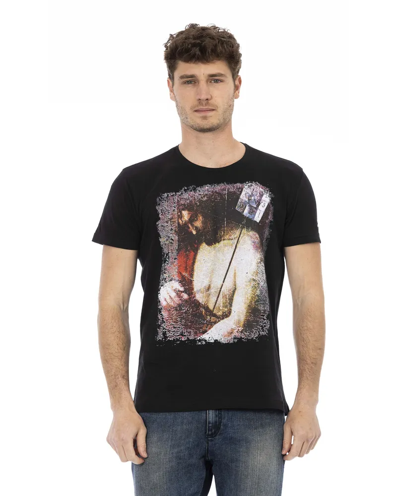 Trussardi T-Shirt für Herren - Schwarz Schwarz