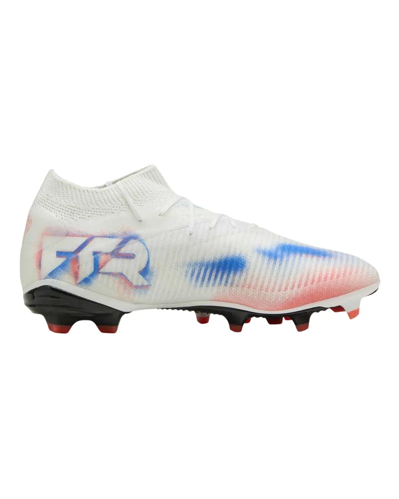 Puma Future 8 Match" Künstlicher Boden Fußballschuhe für Damen, Synthetischer Stoff (Weiß/Schwarz/Rot Weiß