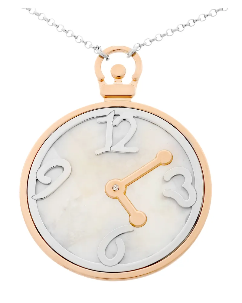 Orphelia Halskette für Damen, 925er Sterlingsilber, Silber/Rosé, ZK-7174 Silber