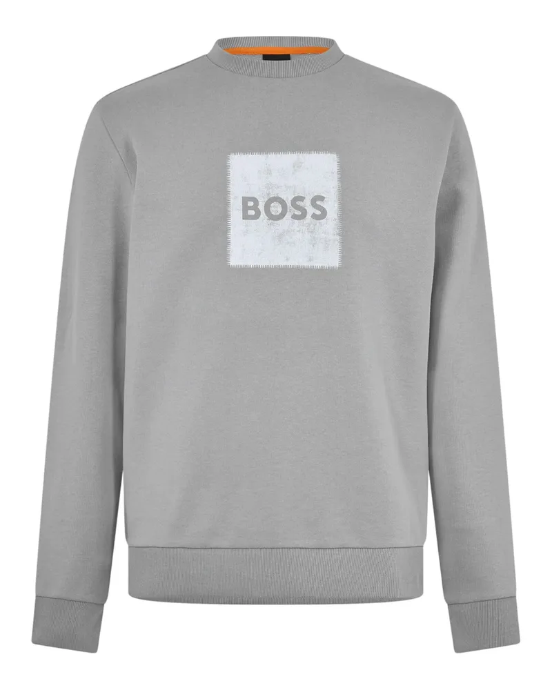 HUGO BOSS Sweatshirt für Herren, Rundhalsausschnitt (Grün Grün