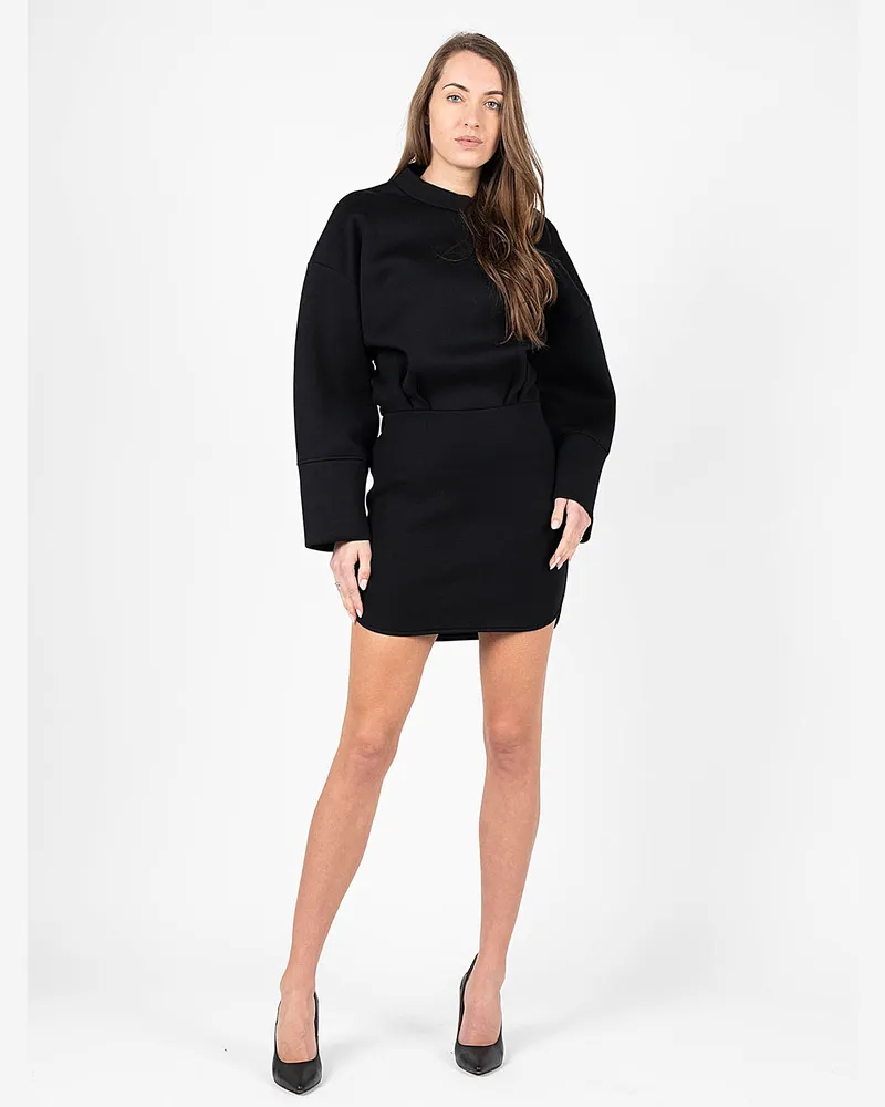 Silvian Heach Kleid Woman's Schwarz Schwarz
