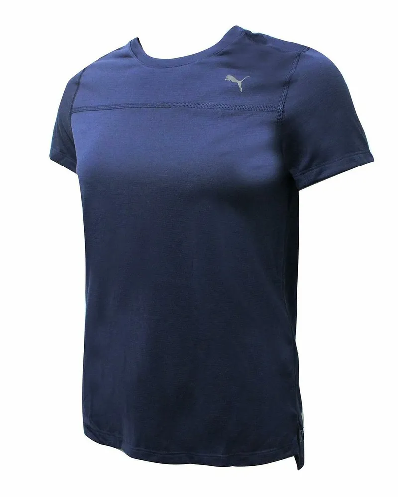 Puma Marineblaues Damen-T-Shirt Marineblau