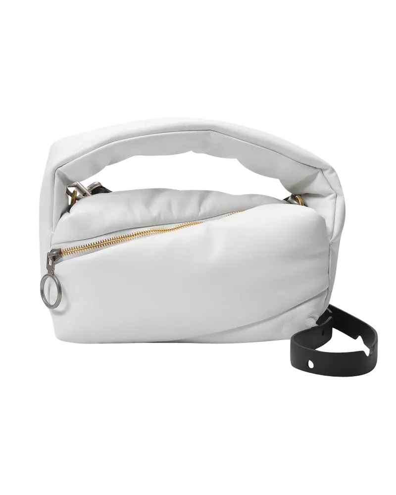 OFF-WHITE Clutch Pump aus weißem Leder Weiß