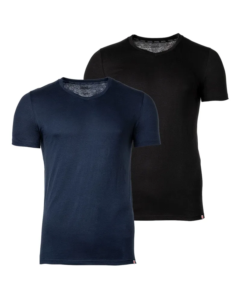 Diesel Umtee-Michael-Tube-Twopack T-Shirt Mehrfarbig
