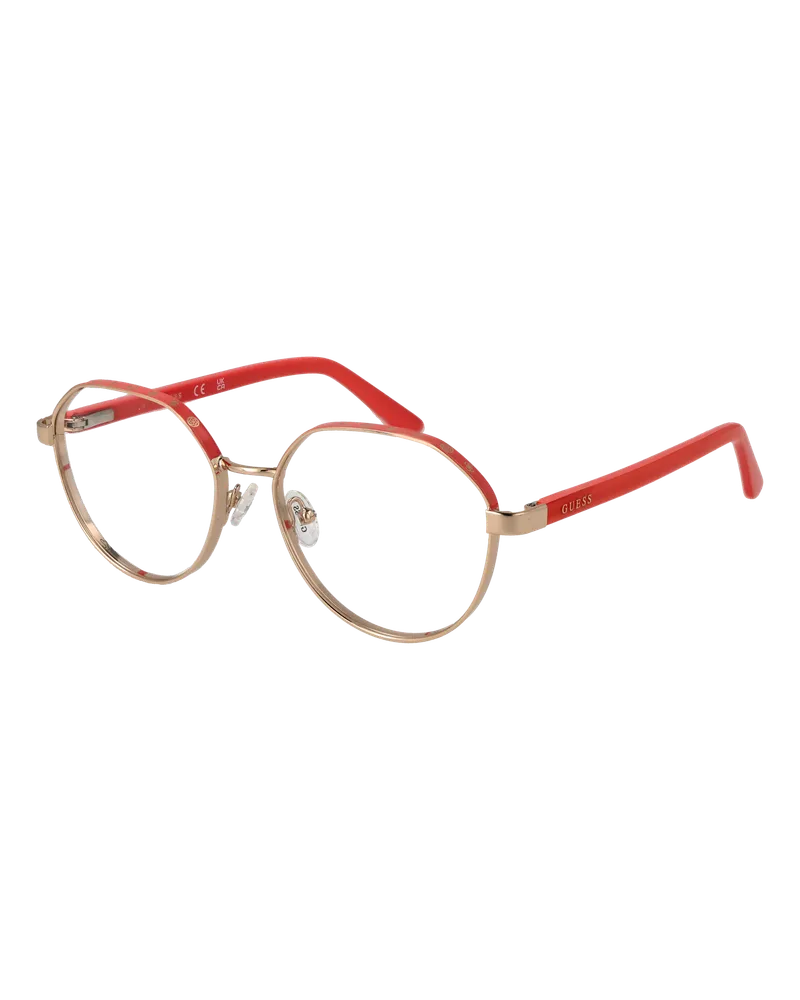 Guess Brillenfassung GU50124 074, 53 mm - Gold Gold