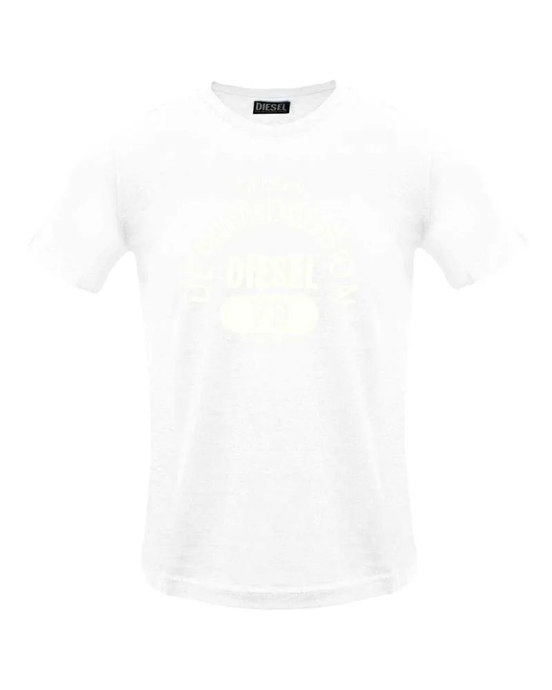Diesel Property Of Denim Division" T-Shirt für Herren (Weiß Weiß