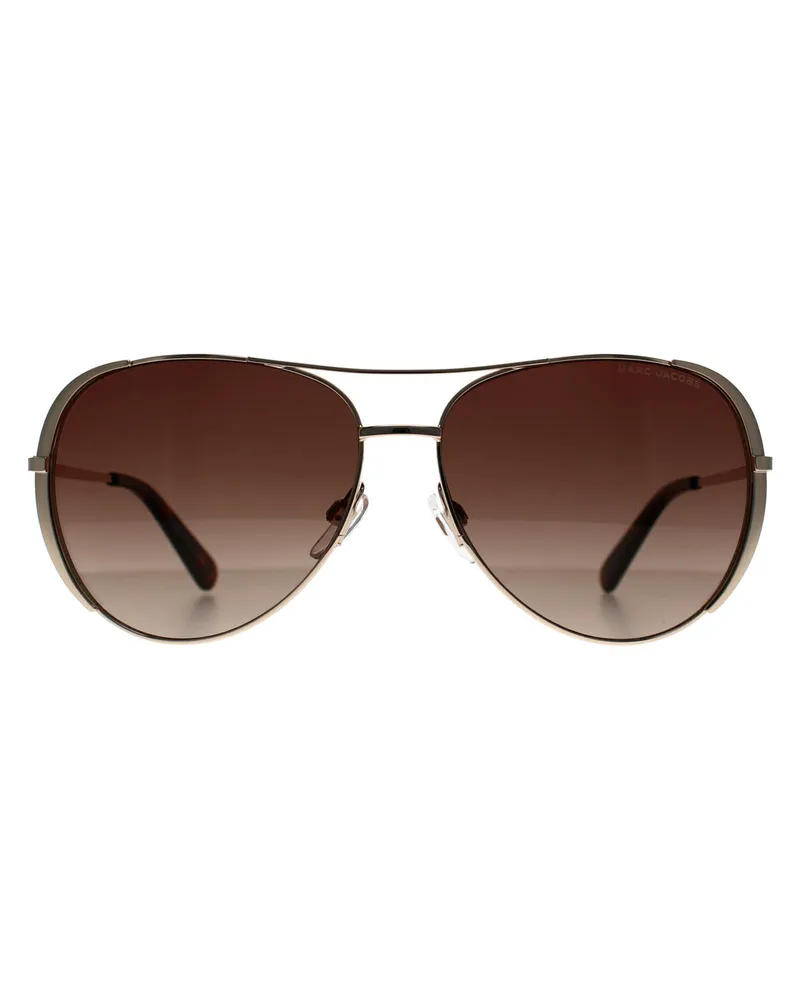 Marc Jacobs MARC 686/S Sonnenbrille für Damen, havanna mit braunem Verlauf - Gold Gold