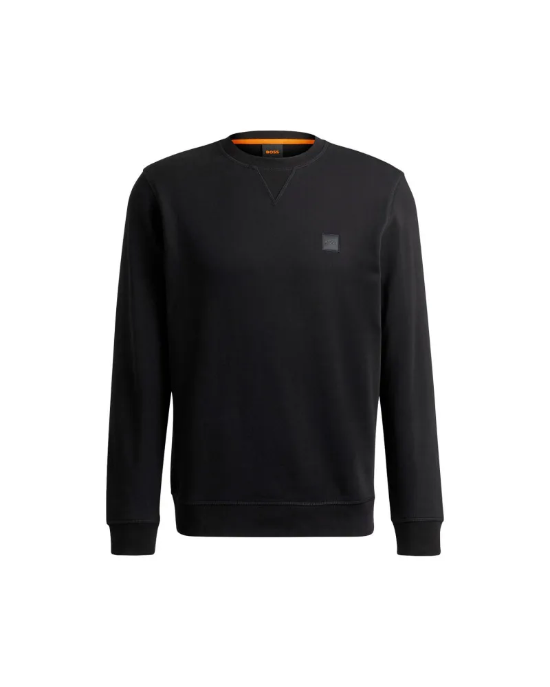 HUGO BOSS BOSS Westart Logo Sweatshirt, Schwarz Schwarz