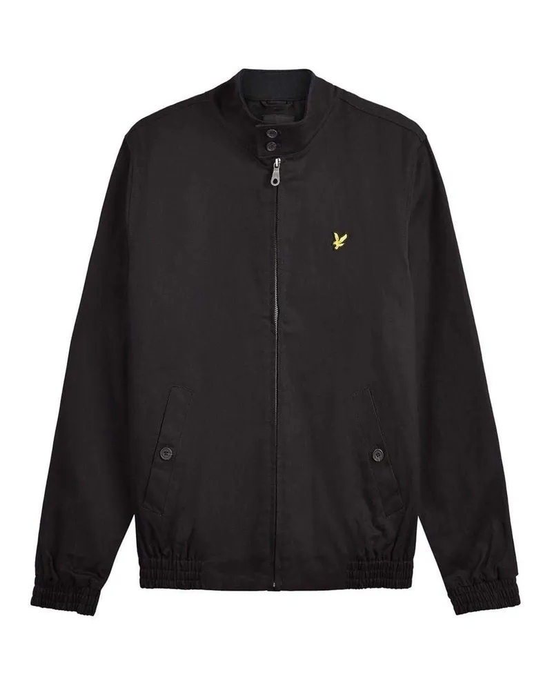 Lyle & Scott Harringtonjacke für Herren (Schwarz Schwarz
