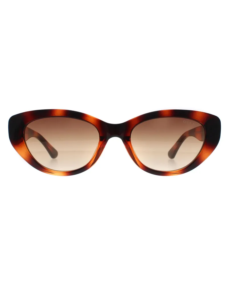 Guess Cat Eye Damen Blonde Havanna Braun Gradient GU7849 Braun