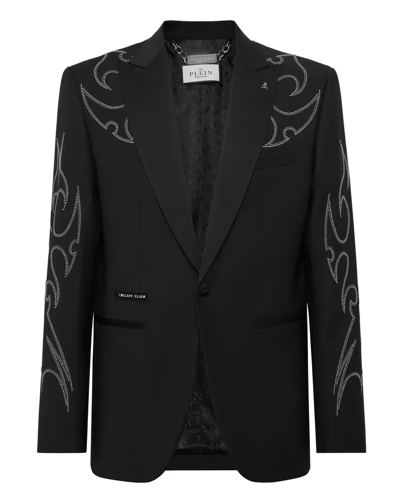 Philipp Plein Blazer Lord Fit Schwarz