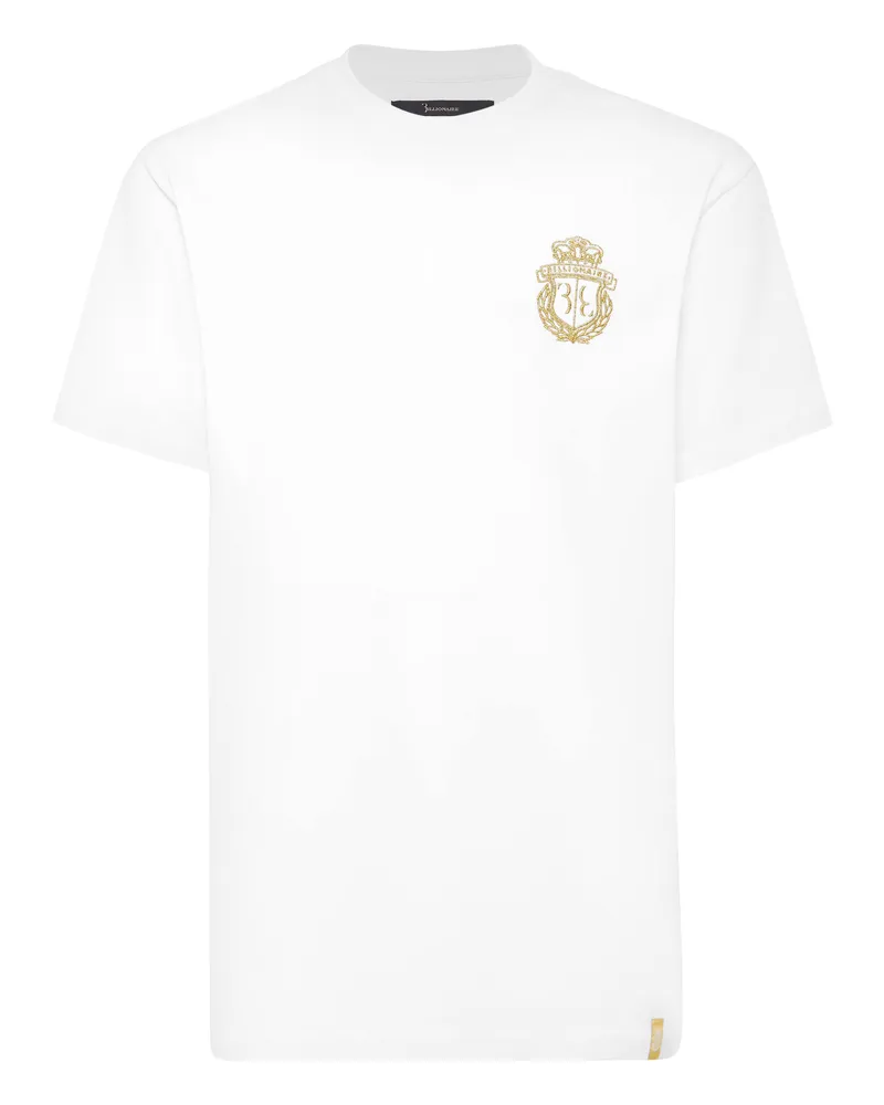 Billionaire T-Shirt Crest Weiß