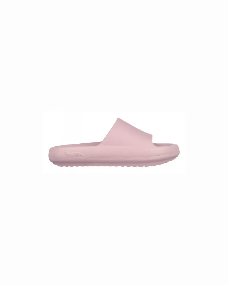Skechers Einzelner Riemen Badesandale für Damen, Passt über dem Spann, Flach (Pink Rosa