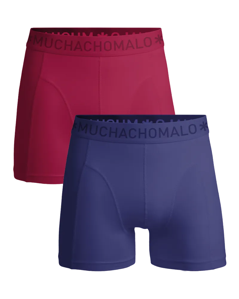 Muchachomalo Herren Boxer Shorts - 2er Pack - Herren Unterwäsche Mehrfarbig