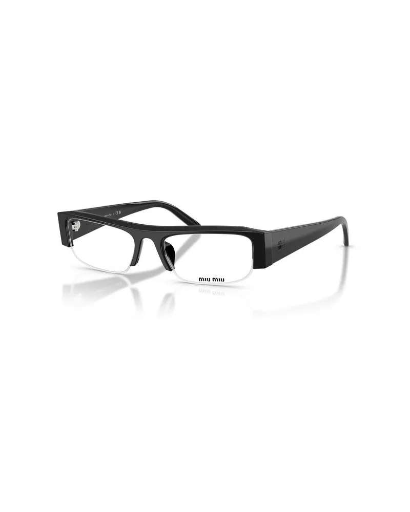 Miu Miu Sonnenbrille Schwarz Schwarz