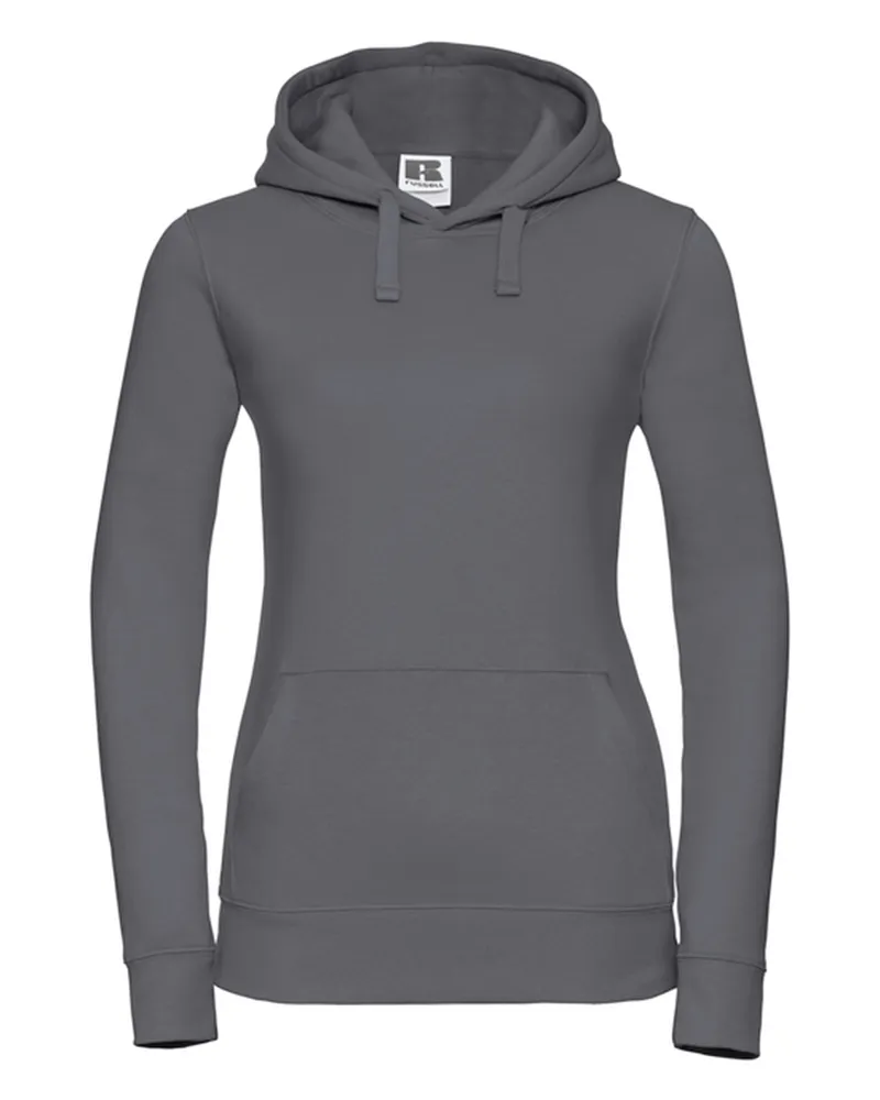 Russell Athletic Russell - "Authentic" Kapuzenpullover für Damen (Grau unifarben Hellgrau