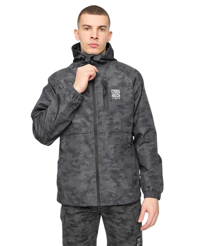 CrossHatch Janscore" Jacke für Herren (Grau Grau