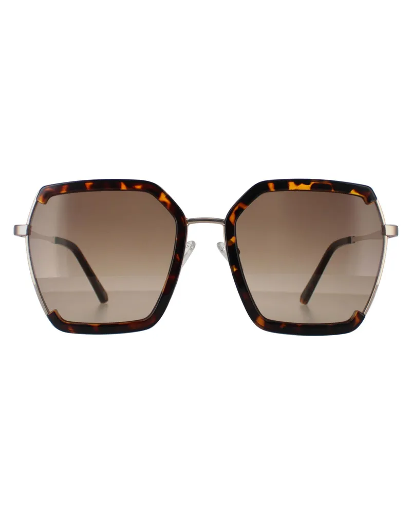 Guess Randlos Damen Dunkel Havanna Braun Gradient GF0418 Braun