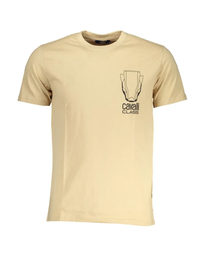 Roberto Cavalli T-Shirt mit Logo - Beige Beige