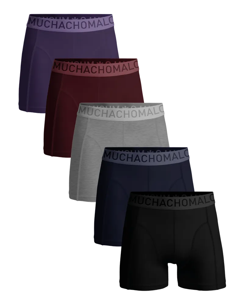 Muchachomalo Herren Boxer Shorts - 5er Pack - Herren Unterwäsche Mehrfarbig