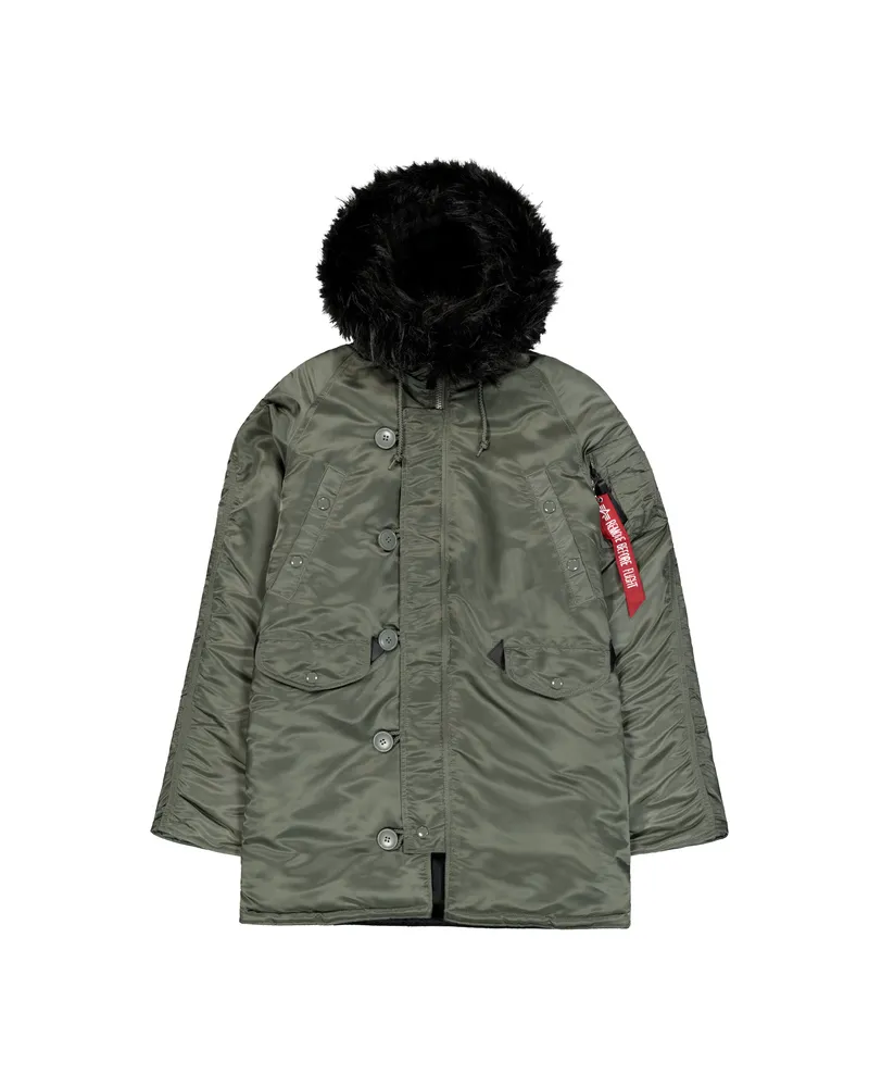 Alpha Industries N-3B VF 59 Winter Jacket Women Grün
