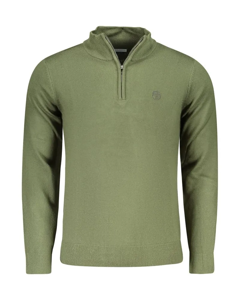 North Sails Verde Acryl Herrenpullover Grün