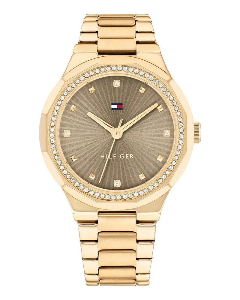Tommy Hilfiger Damenuhr Quartz Gold Gold