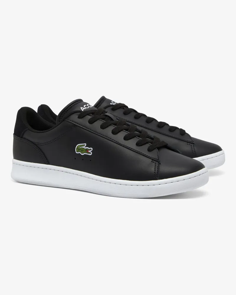 Lacoste Carnaby Set 224 1 SMA Leder-Sneaker, Schwarz Schwarz