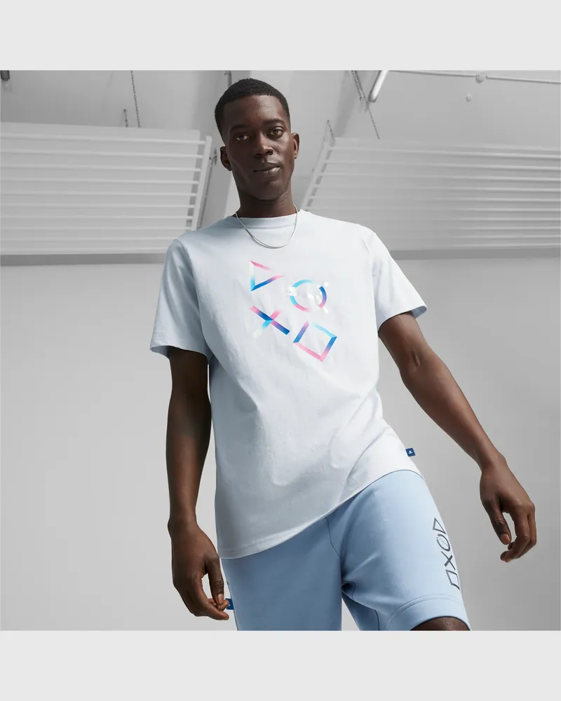 Puma x PLAYSTATION Herren T-Shirt Grau