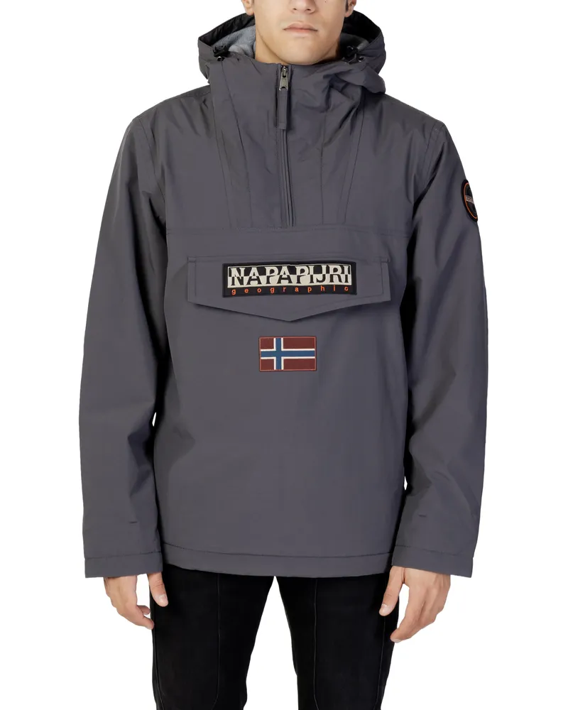 Napapijri Rainforest Winter 3 Herren Kapuze Anorak Grau