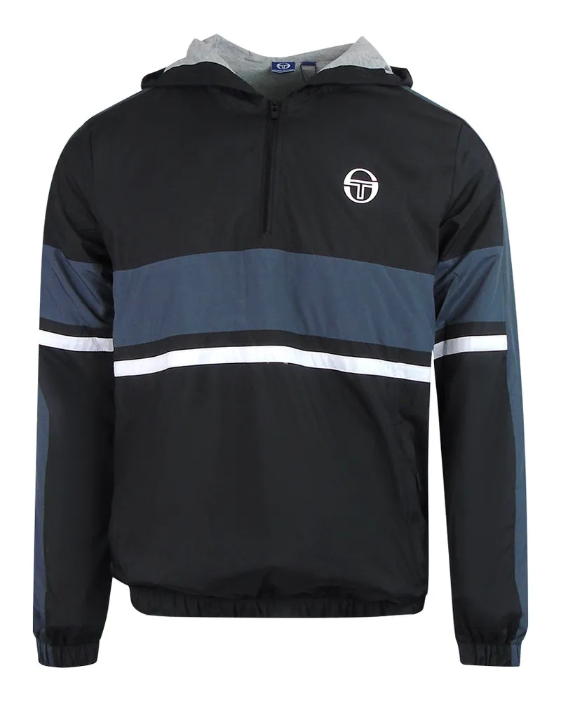 Sergio Tacchini Segio Tacchini Black Cabin Tracktop Schwarz