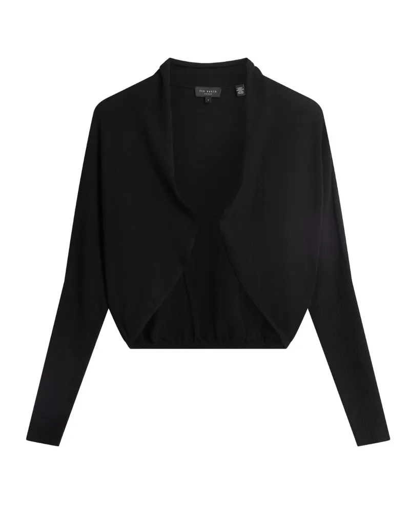 Ted Baker Gabrlaa Kurze Rundstrick‑Strickjacke - Schwarz Schwarz
