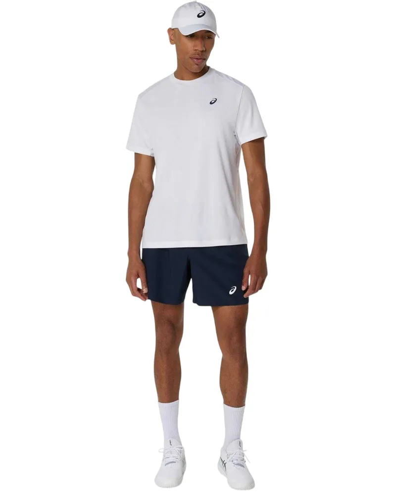 Asics T-Shirt für Herren, Performance, Tennis (Brillantes Weiß Weiß