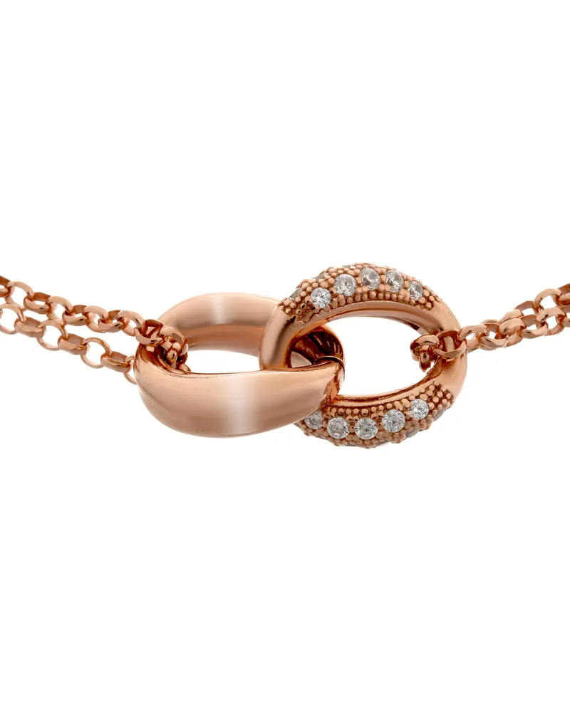 Orphelia Halskette für Damen, Sterling-Silber 925, Rosé, ZK-7176/RG Rosé