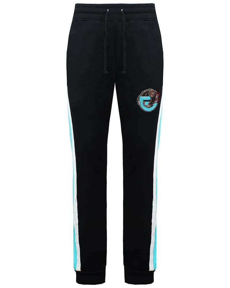 Mitchell & Ness Vancouver Grizzlies Herren Black Track Hosen Schwarz