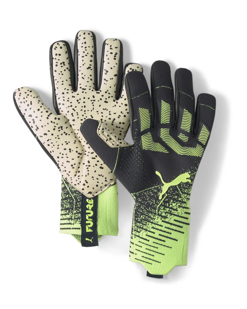 Puma Future One Grip 1 NC Black/Green Herren Football Torhüter Handschuhe 041807 04 Gelb