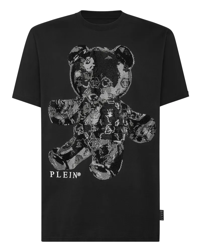 Philipp Plein T-Shirt Teddy Schwarz