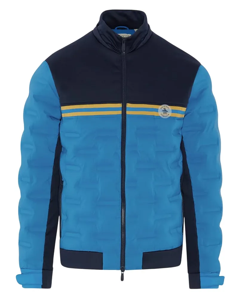 Original Penguin Performance-Jacke für Herren (Dunkelgrau Schwarz