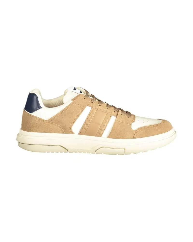 Tommy Hilfiger Lässige Lowtop-Sneaker aus Wildleder - Cognac Cognac