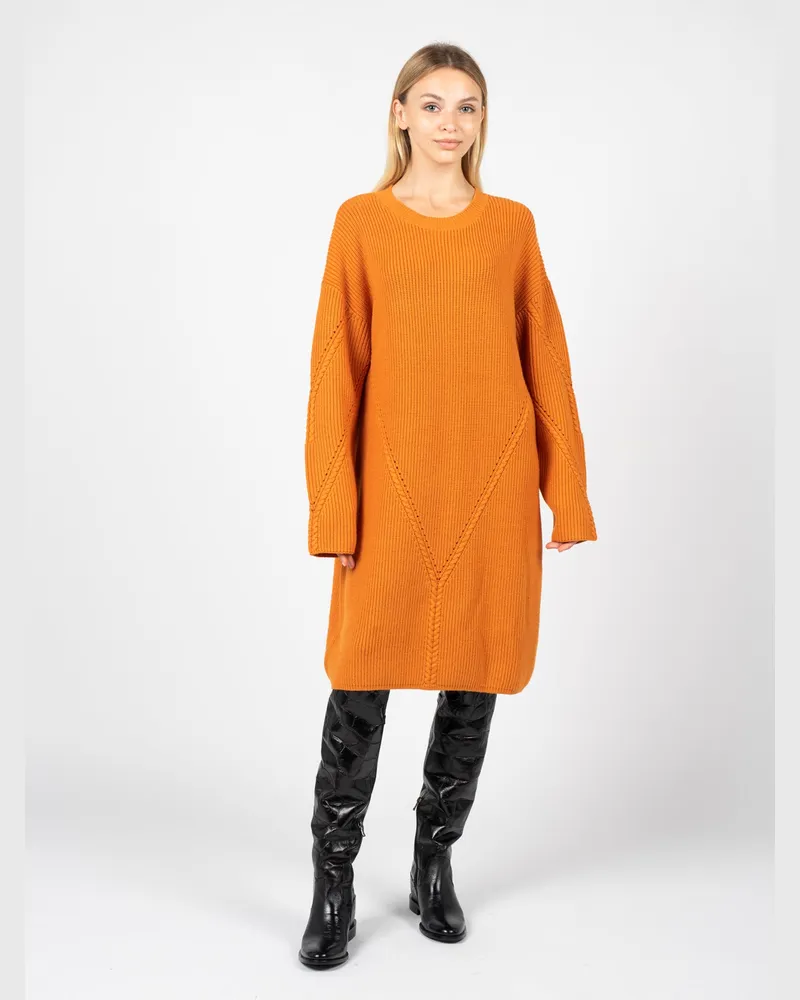 Silvian Heach Kleid Giuki Woman's Orange Orange