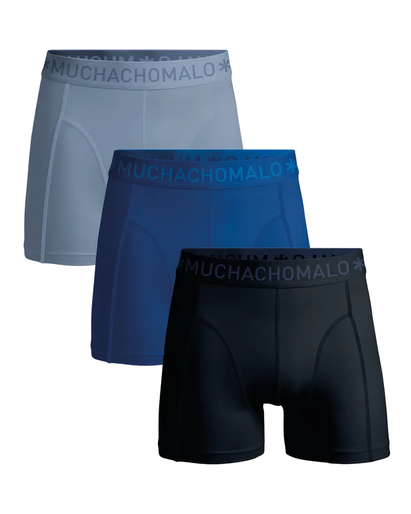 Muchachomalo Herren Boxer Shorts - 3er Pack - Herren Unterwäsche Mehrfarbig