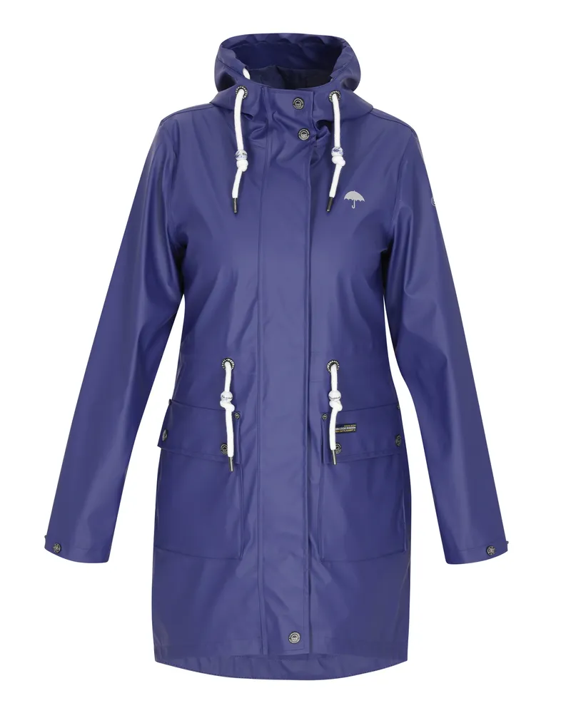 Schmuddelwedda Mantel Frauen Marine Marineblau