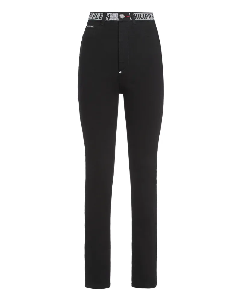 Philipp Plein Jeggings Schwarz