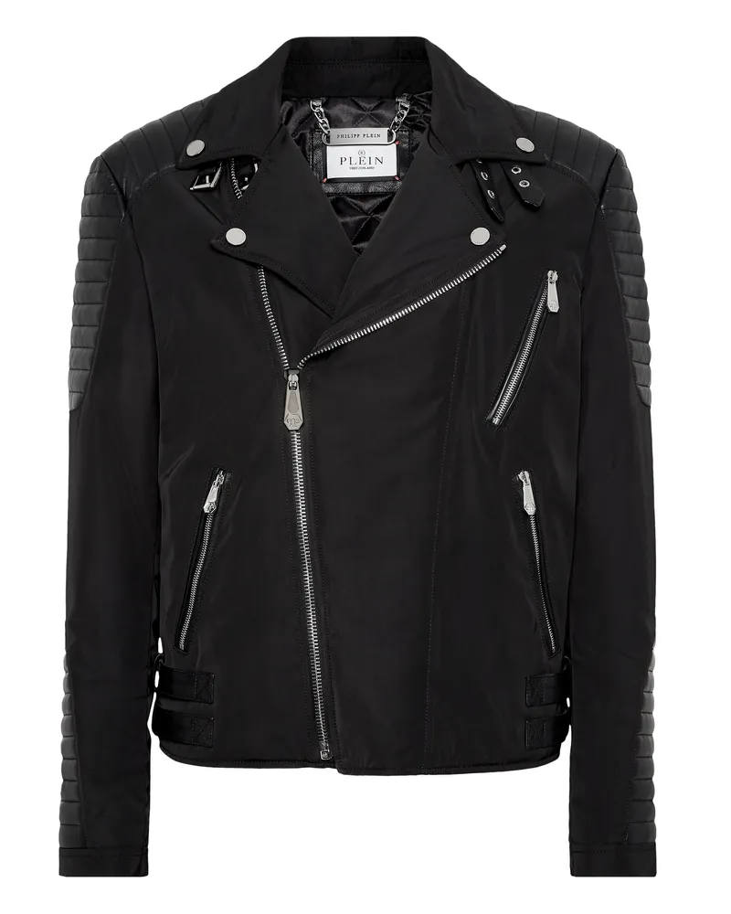 Philipp Plein Biker-Jacke Schwarz