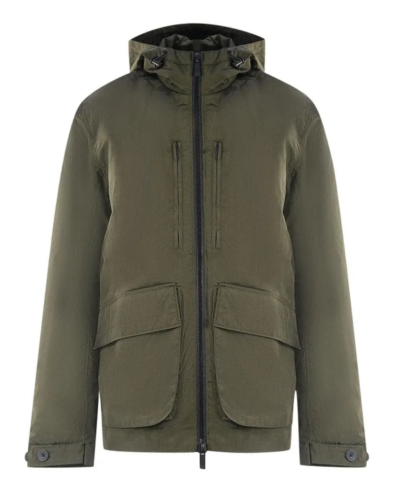 Lyle & Scott Jacke für Herren, mit Kapuze (Grün Grün
